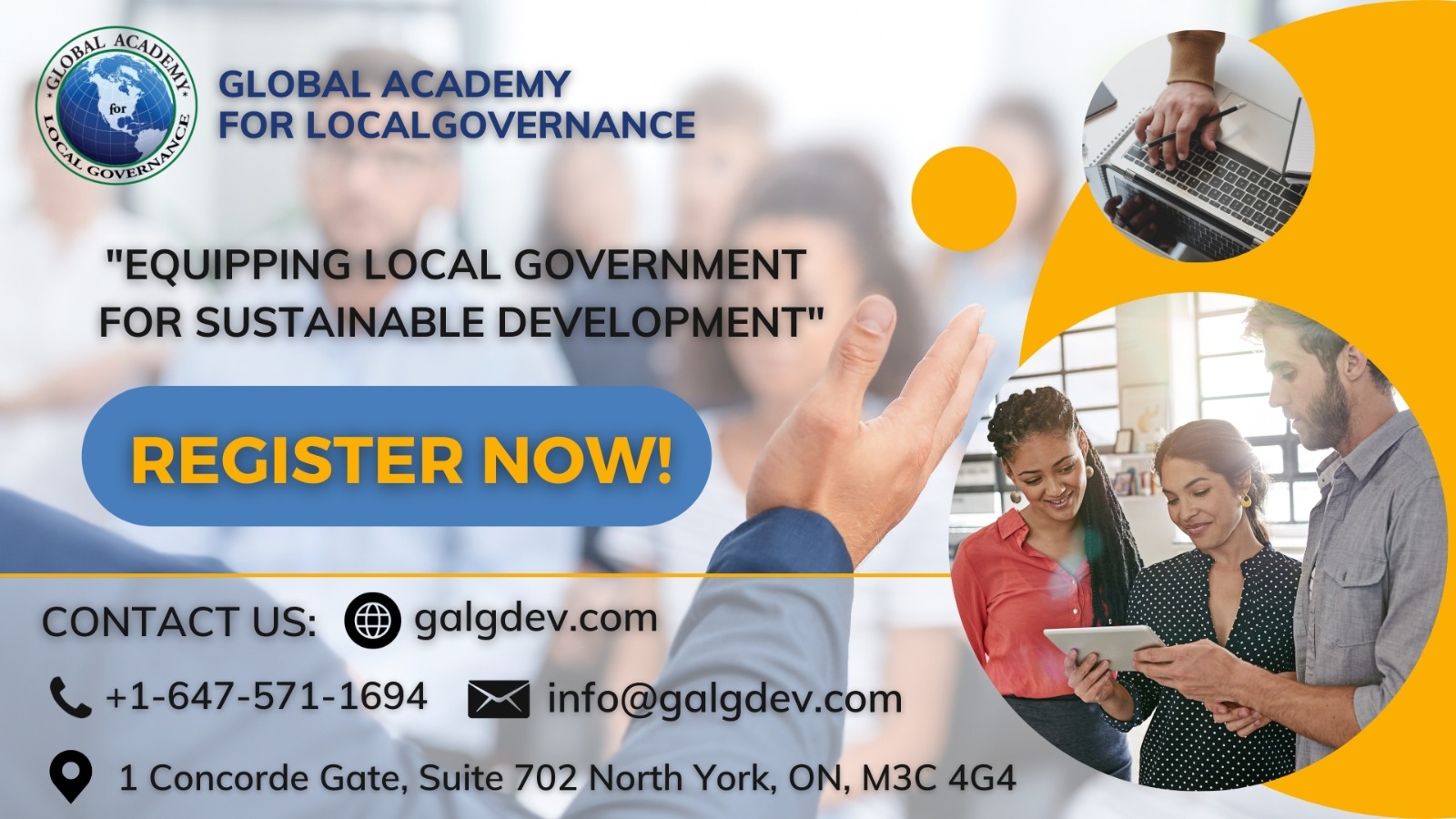 GLOBAL ACADEMY  FOR LOCAL GOVERNANCE